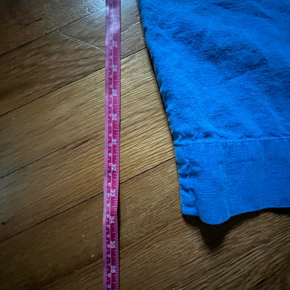 Nettle Studios Mid Easy Pant in Cobalt Linen Large Regular Length - Picture 11 of 13